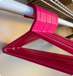 Harmony Hangers Barbi Pink 8 Pack